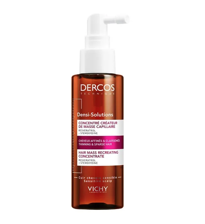 DERCOS Densi solutions kúra podporující hustotu vlasů je určena pro všechny, kteří trpí řídnoucími vlasy, nedostatečnou hustotou vlasů a snížením vlasové hustoty. Intenzivně působí na vlasové kořínky a obnovuje hustotu vlasů. 1150 Kč
