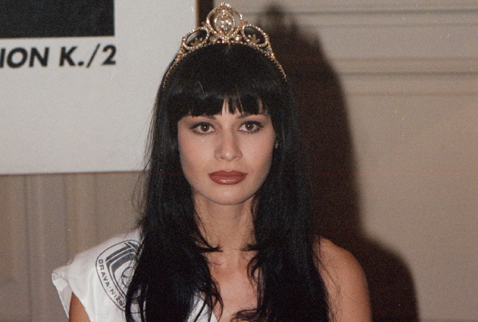 Pavlína coby Miss Československo 92.
