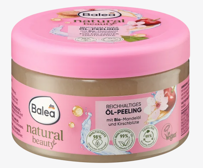 Tělový olejový peeling ze soli z Mrtvého moře s třešňovými květy a bio mandlovým olejem je šetrný k pokožce a poskytuje jí velmi jemné čištění. 84,90 Kč
Tělový olejový peeling ze soli z Mrtvého moře s třešňovými květy a bio mandlovým olejem je šetrný k pokožce a poskytuje jí velmi jemné čištění. 84,90 Kč