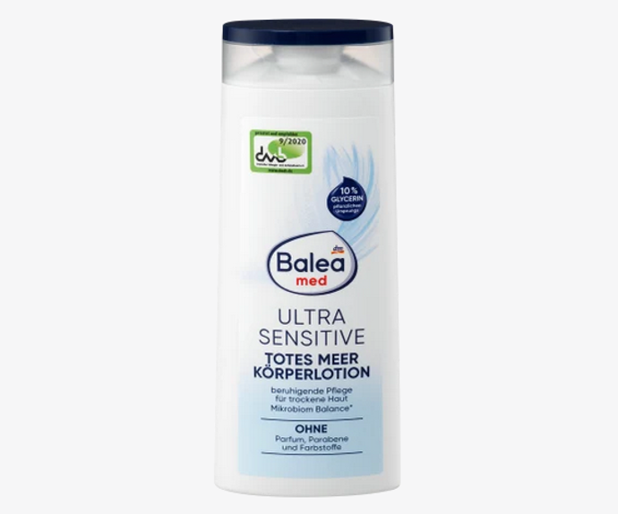 MED Ultra Sensitive tělová emulze se solí z Mrtvého moře a ureou zklidňuje citlivou pokožku, dodává jí hydrataci a podporuje její přirozenou bariéru. Bez parfemace, parabenů a barviv. Receptura neobsahuje mikroplasty, ani rozpustné plně syntetické polymery. 79,90 Kč
MED Ultra Sensitive tělová emulze se solí z Mrtvého moře a ureou zklidňuje citlivou pokožku, dodává jí hydrataci a podporuje její přirozenou bariéru. Bez parfemace, parabenů a barviv. Receptura neobsahuje mikroplasty, ani rozpustné plně syntetické polymery. 79,90 Kč