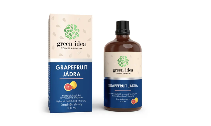 Grapefruit jádra bezlihový extrakt obsahuje standardizovaný výtažek ze semen grapefruitu, který příznivě ovlivňují mikrobiologickou rovnováhu těla. 188 Kč
