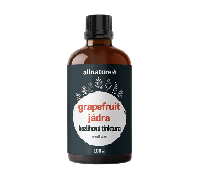 Grapefruit jádra bezlihová tinktura obsahuje standardizovaný extrakt ze semen grapefruitu, která podporují mikrobiologickou rovnováhu těla a přirozenou obranyschopnost. 125 Kč
