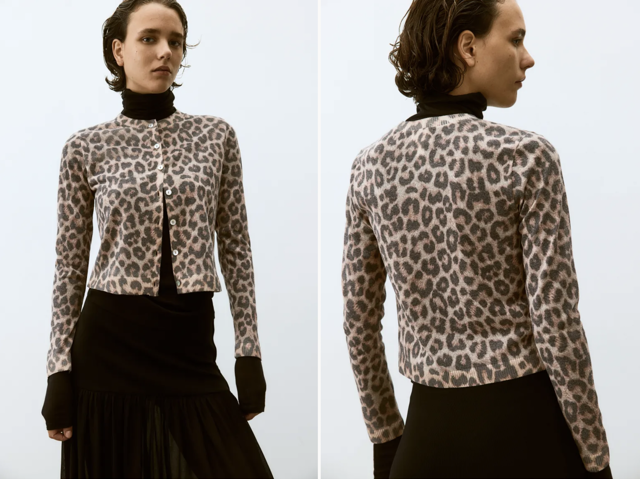 Propínací svetr z jemného úpletu, H&M, 719 Kč
