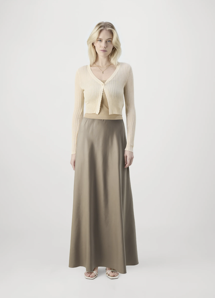 Maxi sukně - mocha meringue, MSCH Copenhagen, Zalando, 1440 Kč
Maxi sukně - mocha meringue, MSCH Copenhagen, Zalando, 1440 Kč