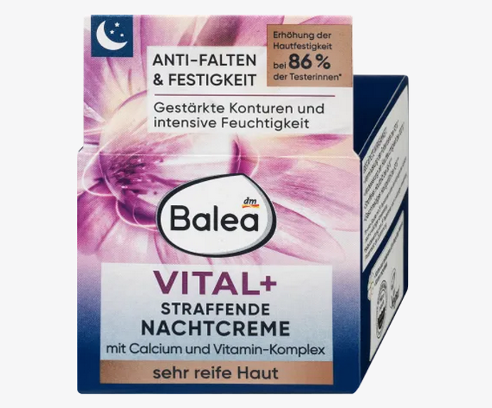 Vital+ noční pleťový krém vyhlazující byl speciálně vyvinut pro potřeby velmi zralé pleti. Vzorec krému působí jako účinná, regenerační a intenzivní péče během noci. Dodává pokožce trvalou hydrataci a příjemně hebký pocit. Bohaté složení s mateří kašičkou, vitamínem B3, provitamínem B5 a vitamínem E poskytuje pokožce intenzivní péči, zpevňuje ji a zjemňuje hloubku vrásek. Díky cenným sójovým olejům je vaše pokožka viditelně pružnější. 99 Kč
Vital+ noční pleťový krém vyhlazující byl speciálně vyvinut pro potřeby velmi zralé pleti. Vzorec krému působí jako účinná, regenerační a intenzivní péče během noci. Dodává pokožce trvalou hydrataci a příjemně hebký pocit. Bohaté složení s mateří kašičkou, vitamínem B3, provitamínem B5 a vitamínem E poskytuje pokožce intenzivní péči, zpevňuje ji a zjemňuje hloubku vrásek. Díky cenným sójovým olejům je vaše pokožka viditelně pružnější. 99 Kč