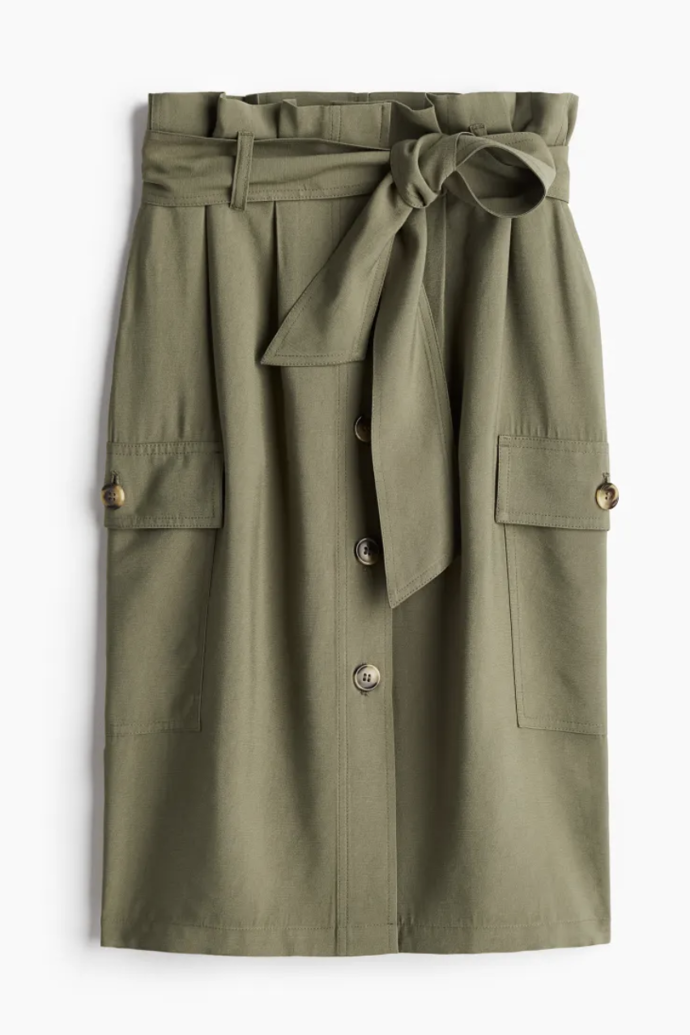 Propínací sukně utility, H&M, 719 Kč
