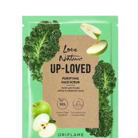 Čisticí pleťový peeling Love Nature Up-Loved, Oriflame, 150 Kč (1ks)

Peeling sice nepatří do denní rutiny, nicméně minimálně jednou či dvakrát týdně je vhodné jej do péče o pleť zařadit. Odstraní z pleti odumřelé buňky a krásně ji projasní. Tato novinka od Oriflame je skvělá svým složením s upcyklovaným jablkem a bio kapustou. To potěší zejména ty. vás, který myslí na omezení plýtvání a ochranu přírody. Peeling je vhodný pro každý typ pleti. 
