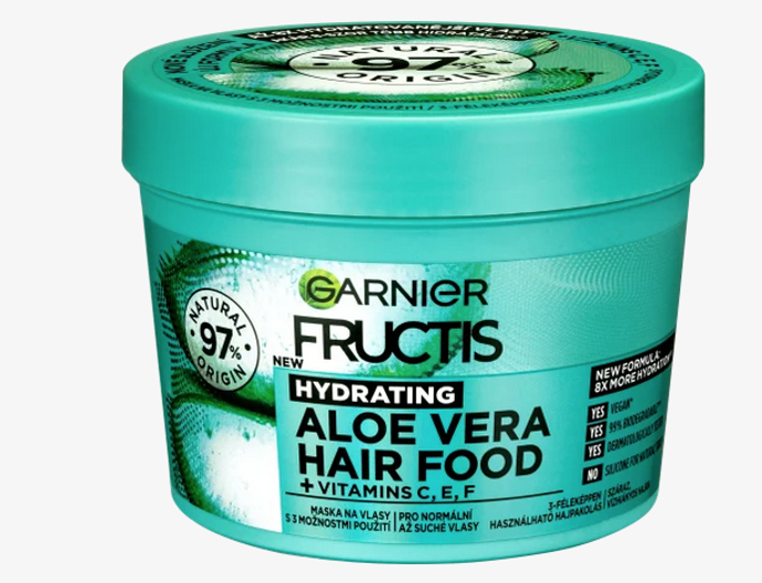 Fructis maska na vlasy Hair Food Aloe Vera představuje nenahraditelný krok v rituálu péče o vlasy. Produkt se dá použít jako maska na vlasy pro vyživení dlouhých vlasů, dále jako balzám pro jejich lehké rozčesávání bez zatížení a zároveň jako bezoplachová péče pro intenzivní výživu a lesk vlasů. Dopřejte vlasům chvilku regenerace a ony vám to vrátí svojí vitalitou a krásou. Je ideální pro normální až suché vlasy s veganským složením. 169 Kč

