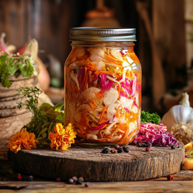 Zelenina

Zelenina obecně dodává tělu nejen dostatek vitamínů, ale i vlákniny, která je důležitá pro pocit nasycení, ale podporuje i proces trávení. Pokud si dopřejete zeleninu ve fermentovaném stavu, podpoříte tím i svůj střevní mikrobiom a tedy i imunitní systém.
