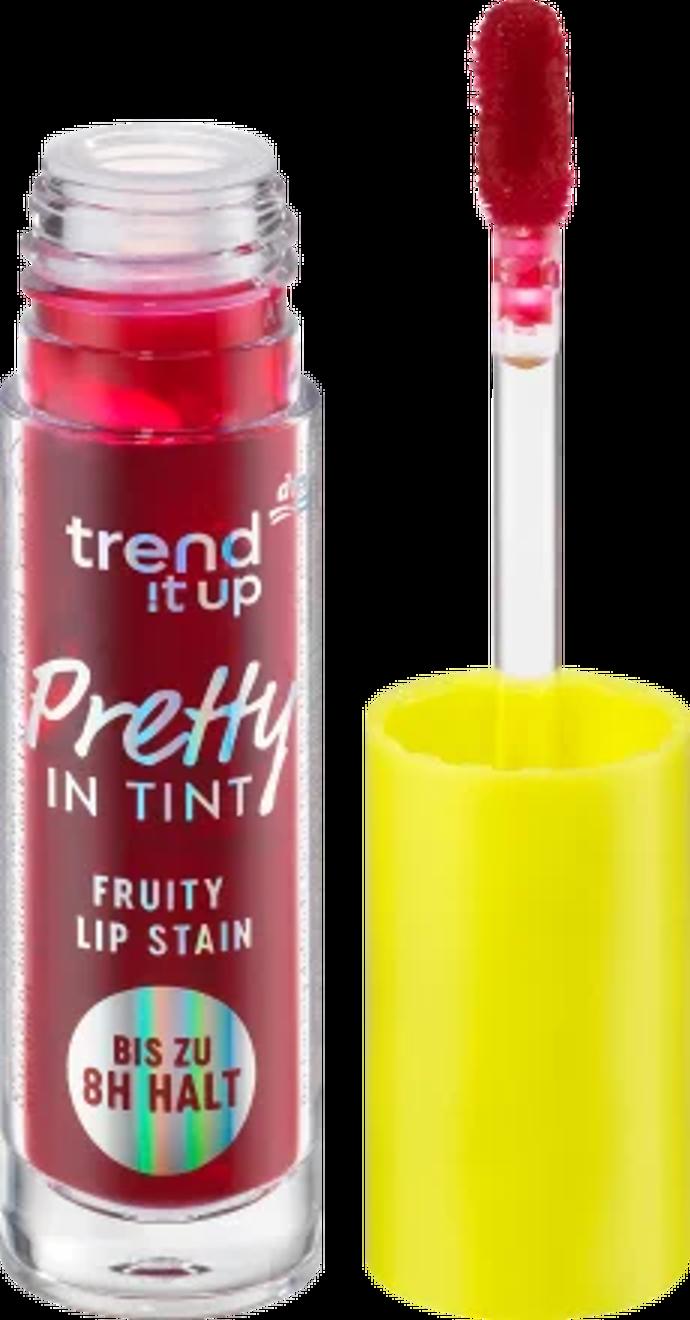 Lesk na rty Pretty In Tint 030 Berry Red, trend !t up, prodává DM, 89,90 Kč
