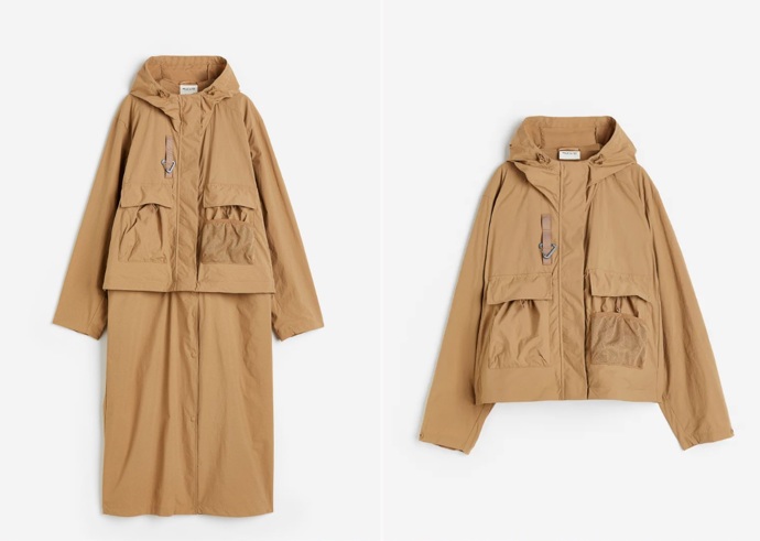 Outdoorová bunda s nastavitelnou délkou, H&M, 2 999 Kč
