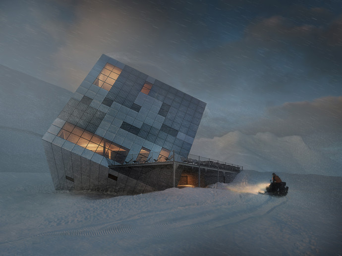 Futuristickou horskou chatu s fascinujícím vzhledem a úchvatným výhledem na Tatry najdeme v Kežmaroku. Moderní design v souladu s přírodou a udržitelnou architekturou slibuje nezapomenutelný zážitek každému návštěvníkovi.
