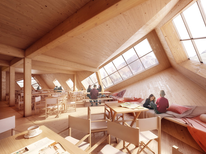 Futuristickou horskou chatu s fascinujícím vzhledem a úchvatným výhledem na Tatry najdeme v Kežmaroku. Moderní design v souladu s přírodou a udržitelnou architekturou slibuje nezapomenutelný zážitek každému návštěvníkovi.
