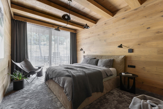 Stylový apartmán v Krkonoších. 
