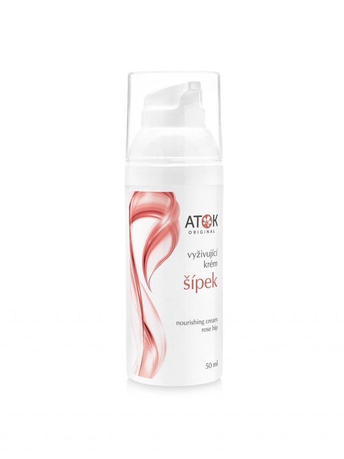 Vyživující krém Šípek, Atok, 392 Kč/50 ml, prodává originalatok.cz
