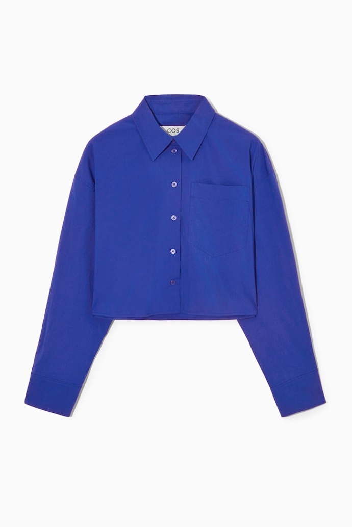 Košile CROPPED POPLIN SHIRT, COS, 69 eur
Košile CROPPED POPLIN SHIRT, COS, 69 eur