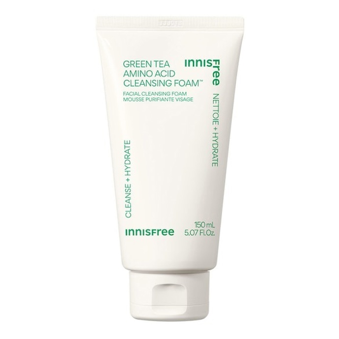 Čisticí pěna Green Tea Hydrating Amino Acid Cleansing Foam, Innisfree, 450 Kč
