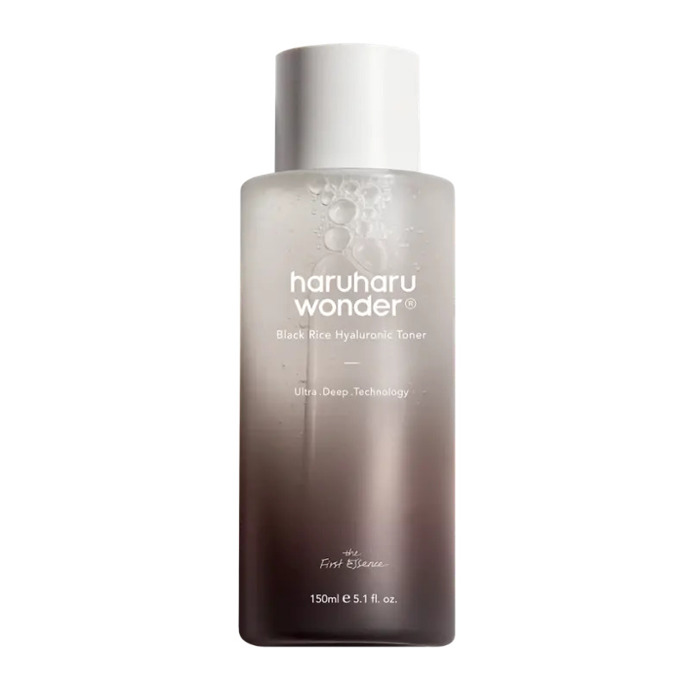 Rýžové tonikum s extraktem z černé rýže a kyselinou hyaluronovou Toner Black Rice Hyaluronic, Haruharu Wonder, 389 Kč
