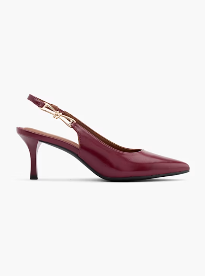 Červené lodičky s otevřenou patou, Deichmann, 799 Kč
Červené lodičky s otevřenou patou, Deichmann, 799 Kč