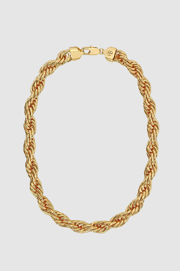 Náhrdelník Twist Rope Necklace, Anine Bing, 500 eur
Náhrdelník Twist Rope Necklace, Anine Bing, 500 eur