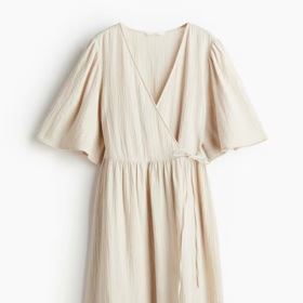 Mušelínové zavinovací šaty, H&M, 959 Kč
