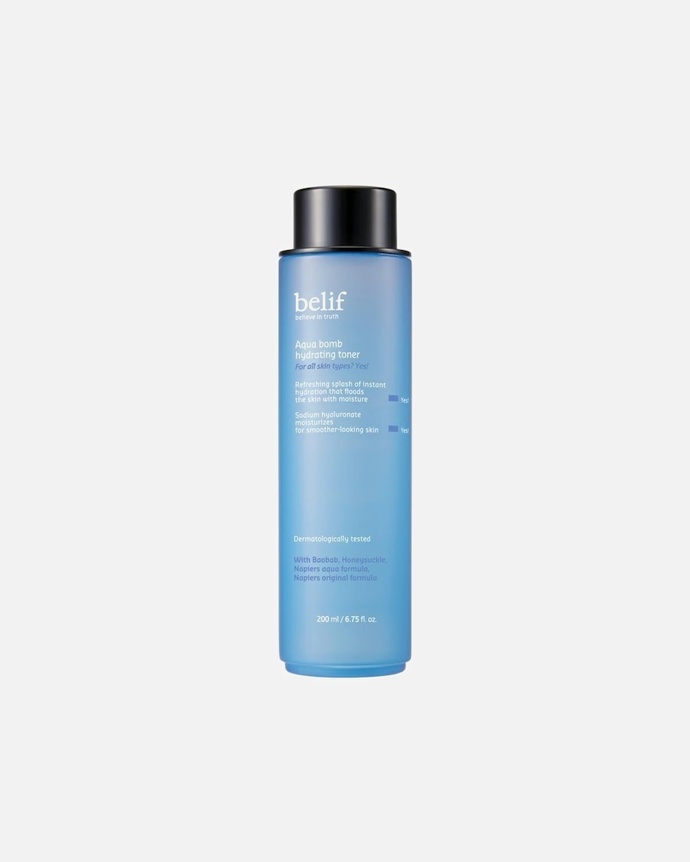 Pleťové tonikum Aqua Bomb Hydrating Toner, Belif, 620 Kč

 
