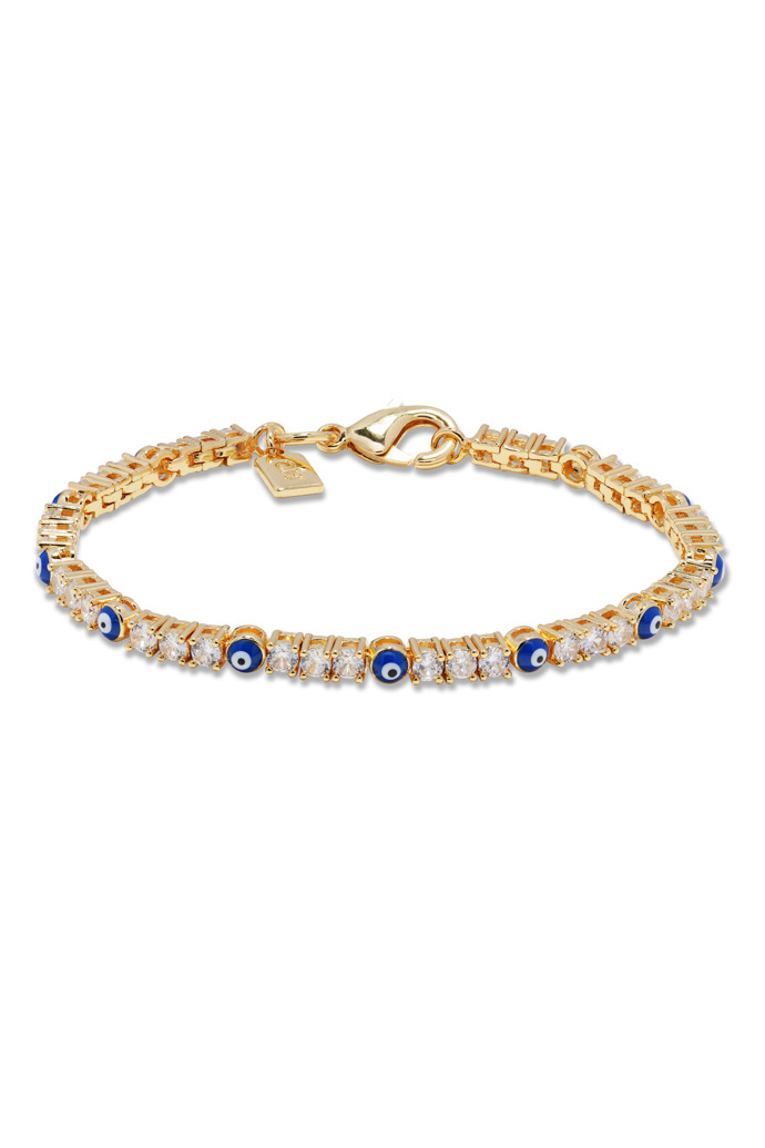 Náramek Serena Bracelet x Evil Eye Greek Blue, Crystal Haze Jewelry, 4566 Kč
