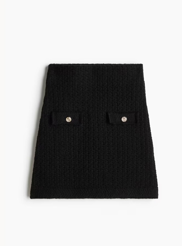 Sukně z ažurového úpletu, H&M, 719 Kč

