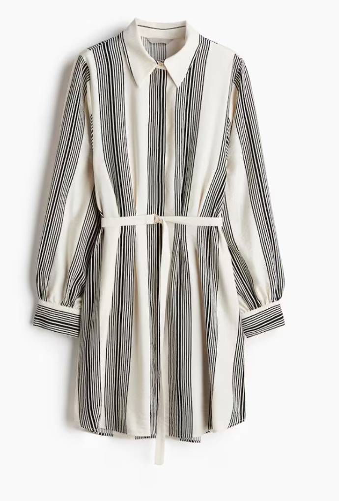 Košilové šaty s páskem, H&M, 619 Kč
Košilové šaty s páskem, H&M, 619 Kč