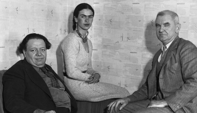 Frida Kahlo a Diego Rivera
