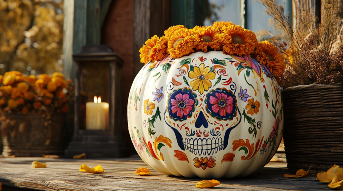Krásně barevná symbolika jednoho z nejvýznamnějších mexických svátků, Dia de los Muertos, získává oblibu i u nás.
Krásně barevná symbolika jednoho z nejvýznamnějších mexických svátků, Dia de los Muertos, získává oblibu i u nás.