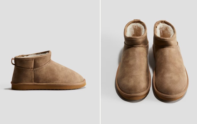 Zateplené válenky, H&M, 479 Kč
Zateplené válenky, H&M, 479 Kč