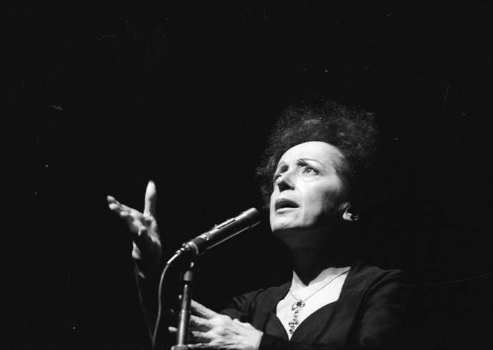 Édith Piaf v roce 1961.
