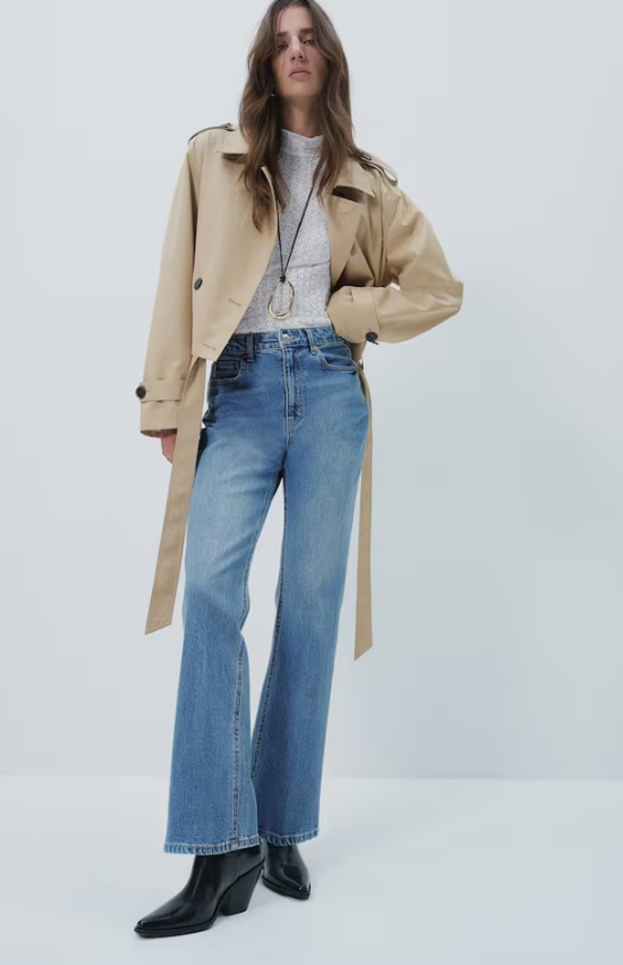 Elegantní džíny bootcut, H&M, 719 Kč
Elegantní džíny bootcut, H&M, 719 Kč