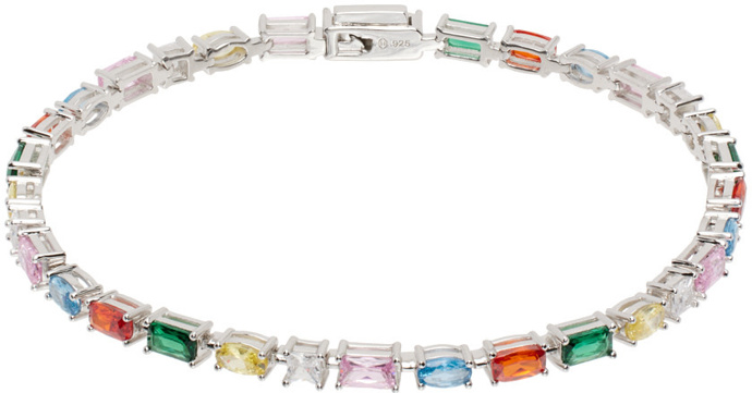 Barevný štrasový náramek Multicolor Capulet Tennis Bracelet, Hatton Labs, 325 eur
