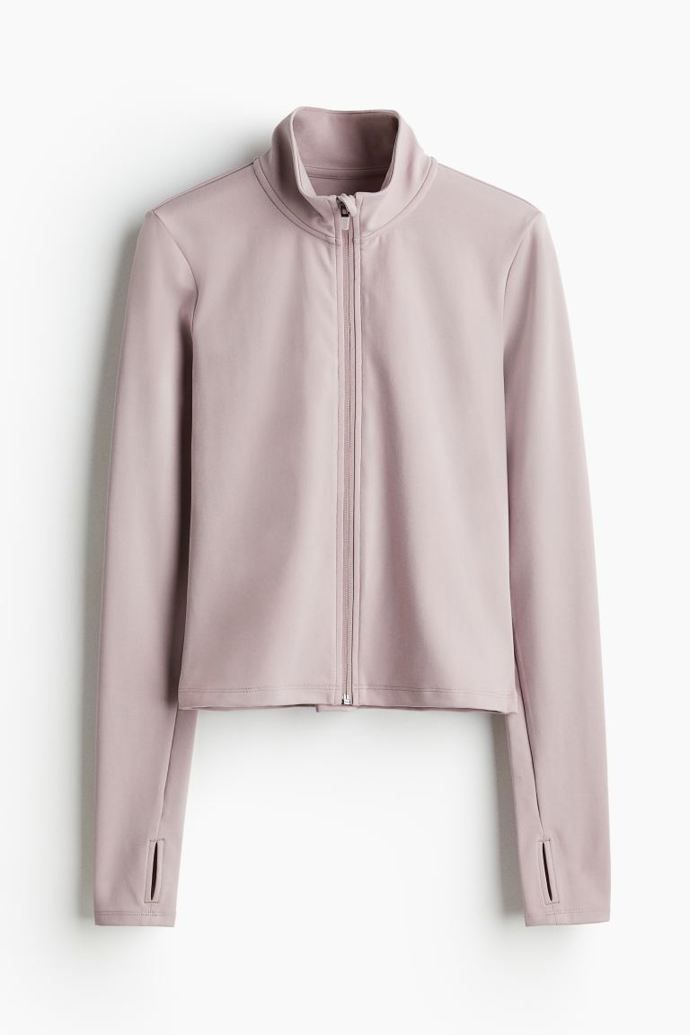  Sportovní bunda na zip z materiálu SoftMove™, H&M, 719 Kč
