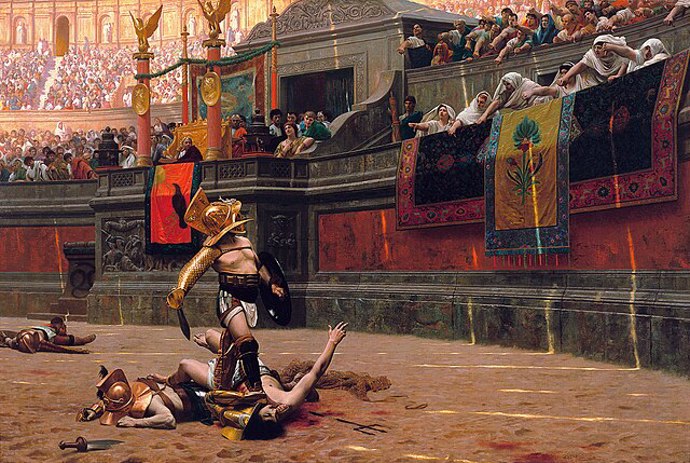 Gladiátoři v římských arénách
