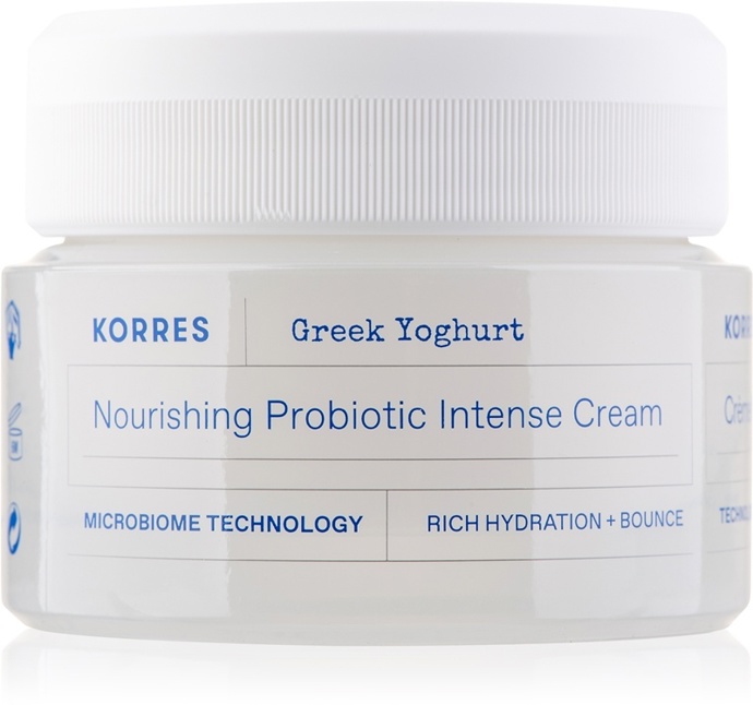 Hydratační krém s probiotiky Greek Yoghurt, Korres, 650 Kč
