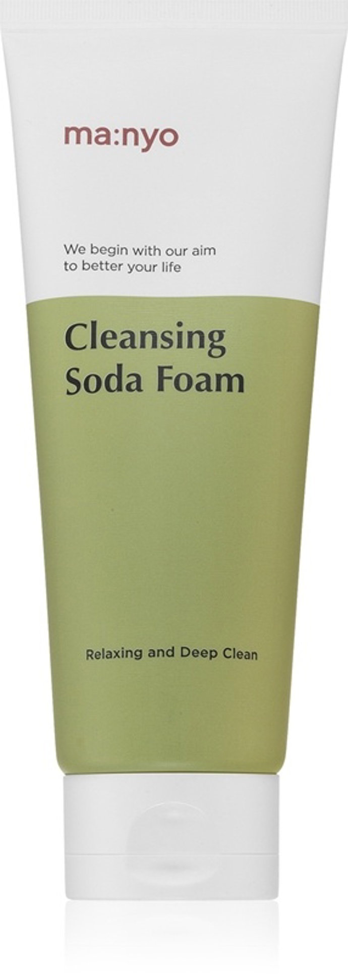 Hloubkově čisticí pěna pro stažení pórů a matný vzhled pleti Cleansing Soda, ma:nyo, 540 Kč
