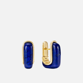 Náušnice s kamenem Oblong Small Earrings, Fernando Jorge, 4500 gbp
