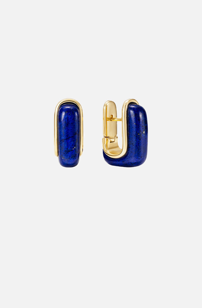 Náušnice s kamenem Oblong Small Earrings, Fernando Jorge, 4500 gbp
