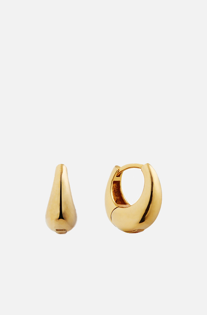 Kruhy Mini Gold Graduated Hoops, Otiumberg, 104 eur
