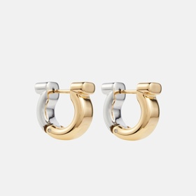 Náušnice Gancio earrings, Ferragamo, 250 eur
