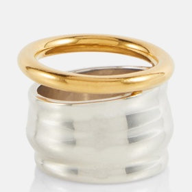 Prsten v kombinaci kovů Nappa Knot sterling silver ring, Loewe, 550 eur
