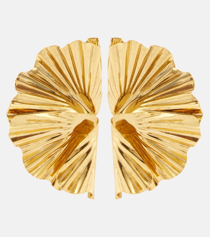 Náušnice květy Darya 18kt gold-plated earrings, Jennifer Behr, 310 eur

