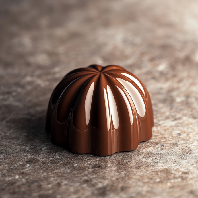 Vroubkované pralinky mají dekorativní povrch, který dodává jejich vzhledu originalitu.
Vroubkované pralinky mají dekorativní povrch, který dodává jejich vzhledu originalitu.