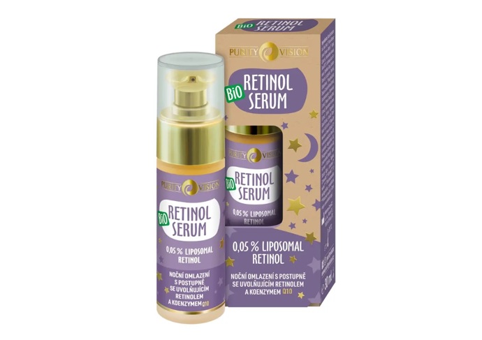 Sérum s retinolem, Purity Vision, 319 Kč
Sérum s retinolem, Purity Vision, 319 Kč