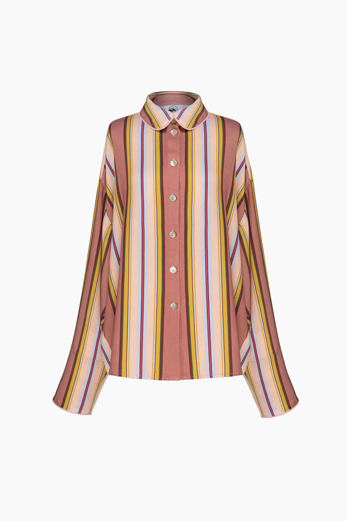 Košile s pruhy Pastelle Oversized Shirt in Blush Stripes, Sleeper, 305 eur
Košile s pruhy Pastelle Oversized Shirt in Blush Stripes, Sleeper, 305 eur