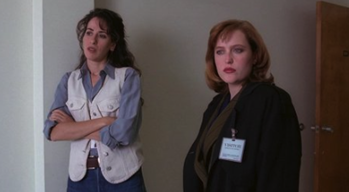 Maggie Wheeler v seriálu Akta X
Maggie Wheeler v seriálu Akta X
