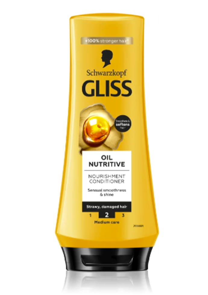 Vyživující kondicionér s olejem Schwarzkopf Gliss Oil Nutritive

Cena: 79 Kč (200 ml), 39,50 Kč (100 ml) 
